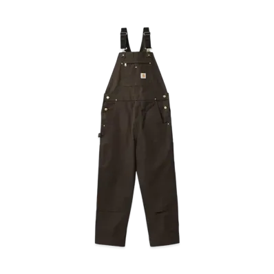 Carhartt Bib Overall Cotton Duck "Dakr Brown"