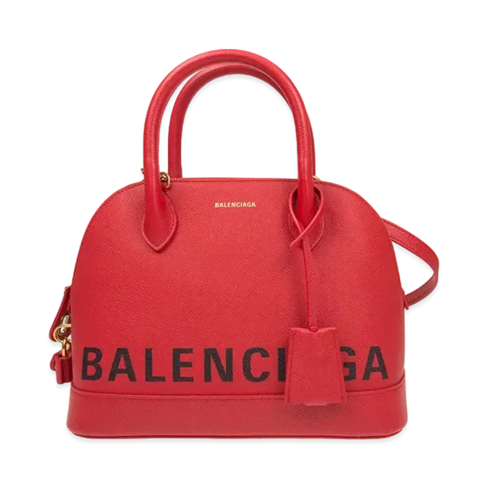 BALENCIAGA Leather Handbag "Red"