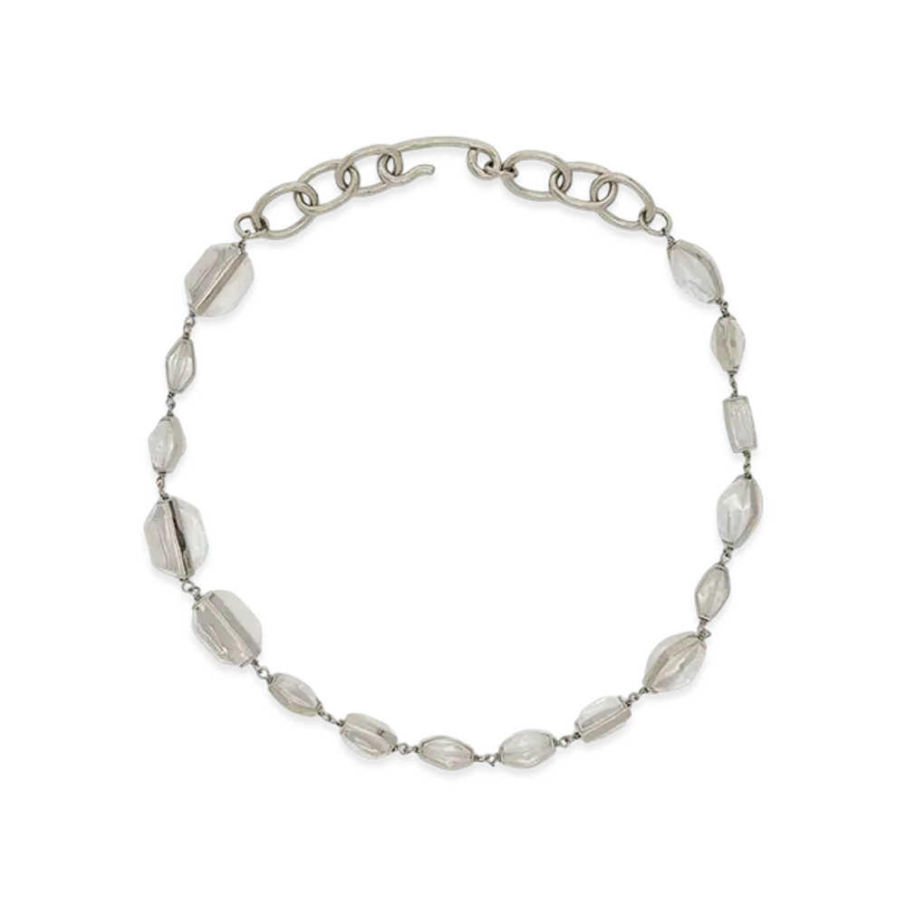 Jil Sander Necklace "Silver Crystal"