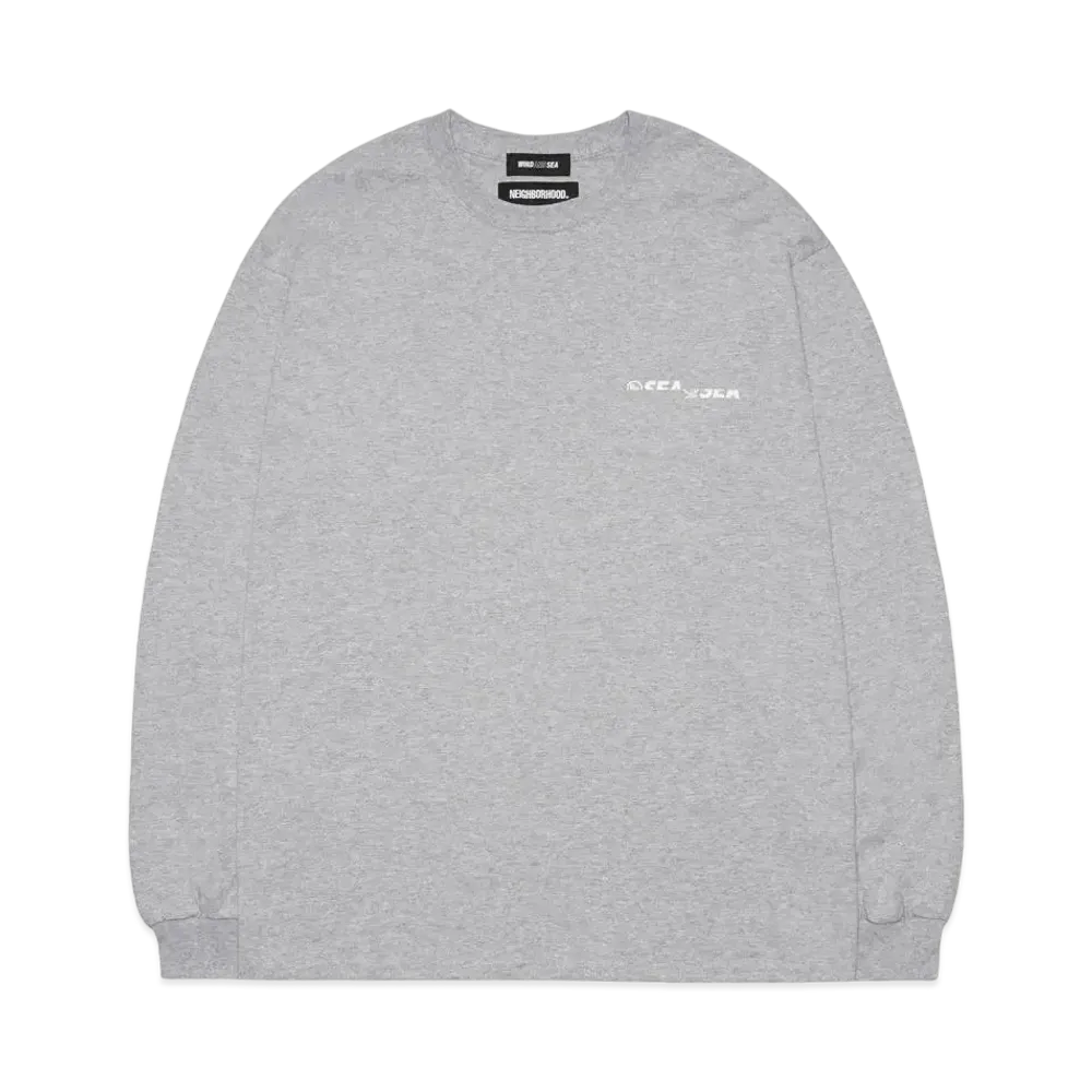 NEIGHBORHOOD WIND AND SEA NHWDS-2 / C-TEE . LS "Grey"