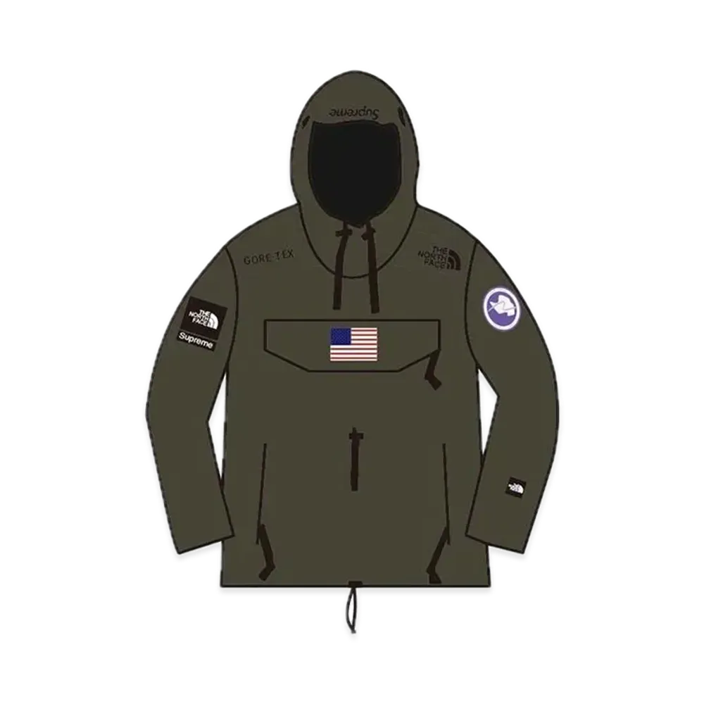 Supreme x The North Face Trans Antarctica Expedition Gore-Tex Pullover "Olive"
