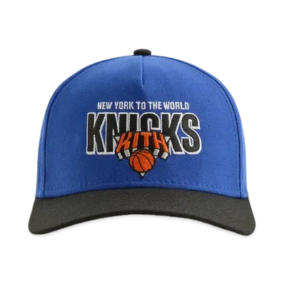 Kith x New Era for the New York Knicks Wool 9FORTY M Crown Snapback "Royal"
