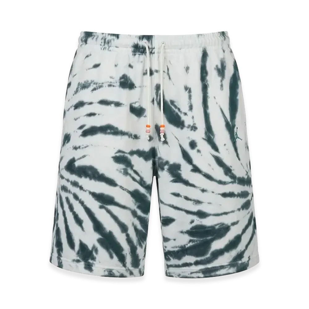 Nike Jordan Brooklyn Fleece Tie-Dye Festival Shorts "Sail/Pale Ivory"