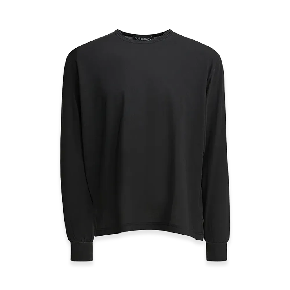 OUR LEGACY "Cruise" Crewneck T-Shirt "Black"