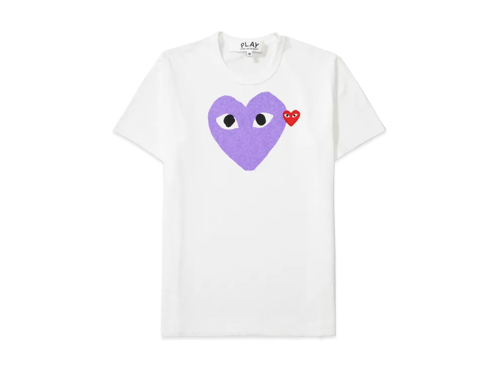 COMME des GARCONS PLAY CDG AX-T106-051 "Purple"