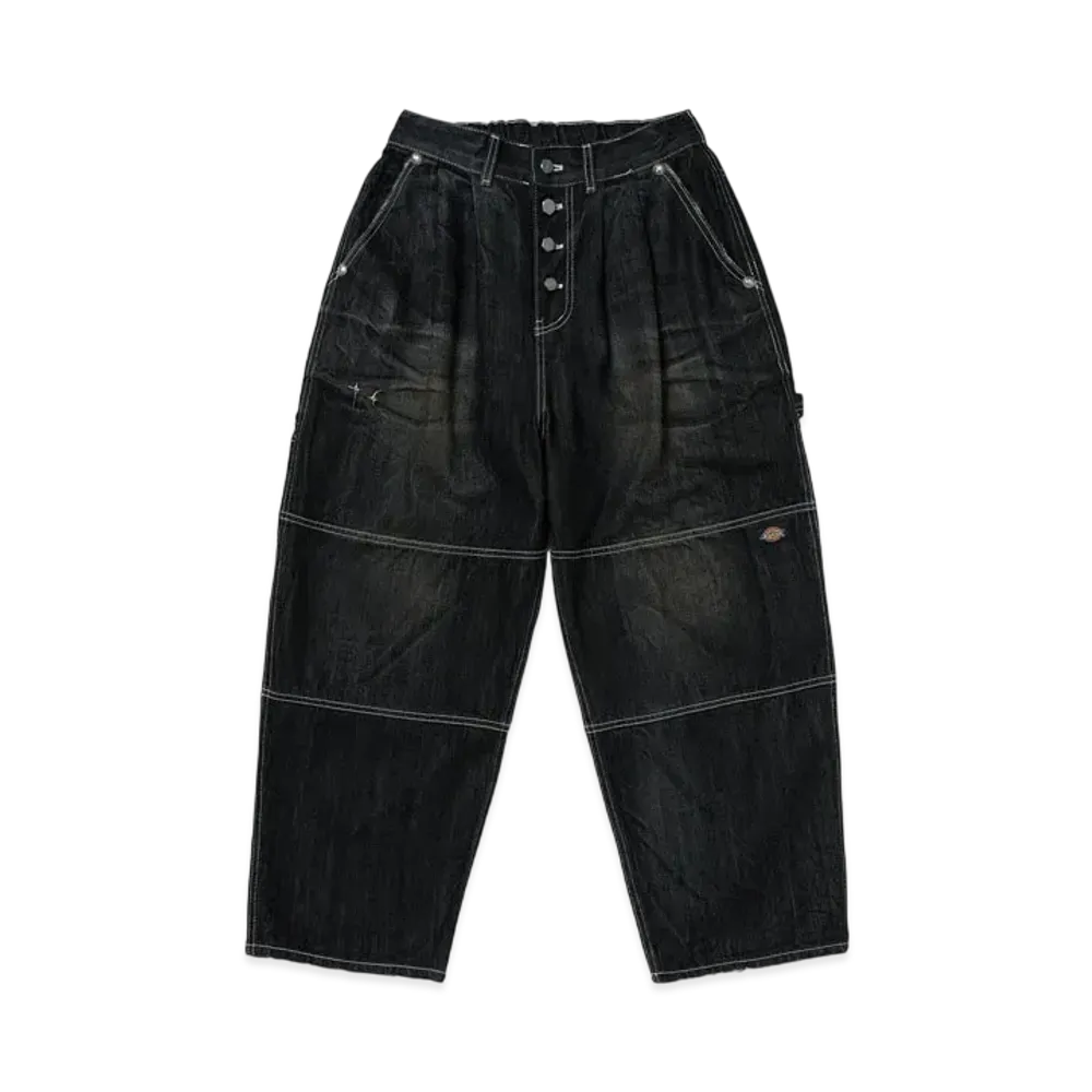 THUG CLUB x Dickies Double Knee Denim Pants "Black"