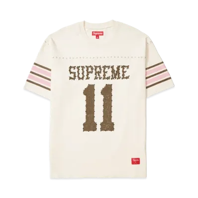 Supreme Studded S/S Football Top "Cream"