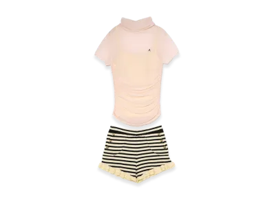 ANDMARY Women's Connie Mini Pants Set Up "Pink"