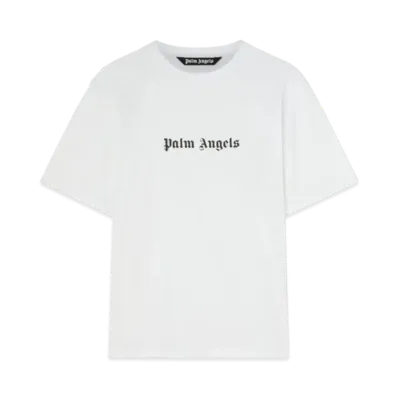 PALM ANGELS Slim Fit T-Shirt "White"