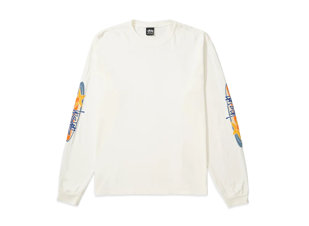 Stussy Two Star LS Tee Pigment Dyed "Natural"