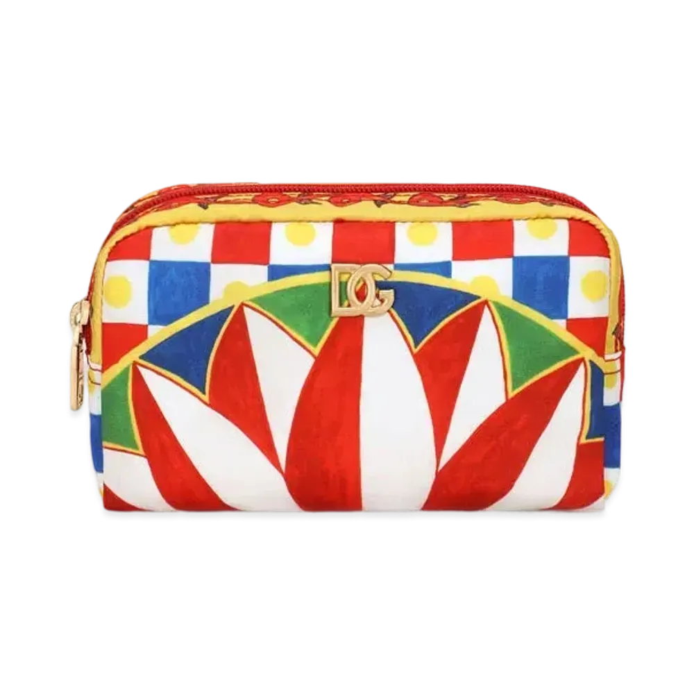 Dolce&Gabbana Pouch Nylon Calette Print "Multicolor"