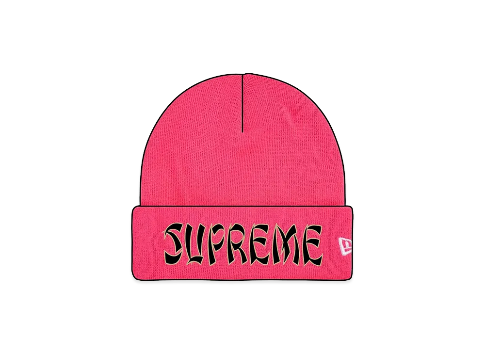 Supreme New Era Action Beanie "Pink"