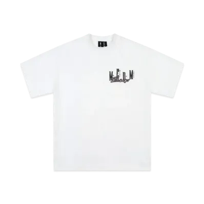 MR. ENJOY DA MONEY Letter Pattern Printing Short Sleeves "White"