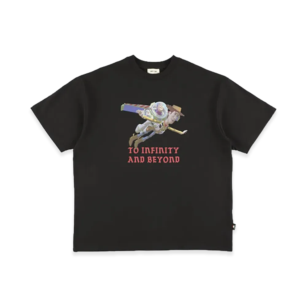 WIND AND SEA x TOY STORY Vintage Tee Infinty "Black"
