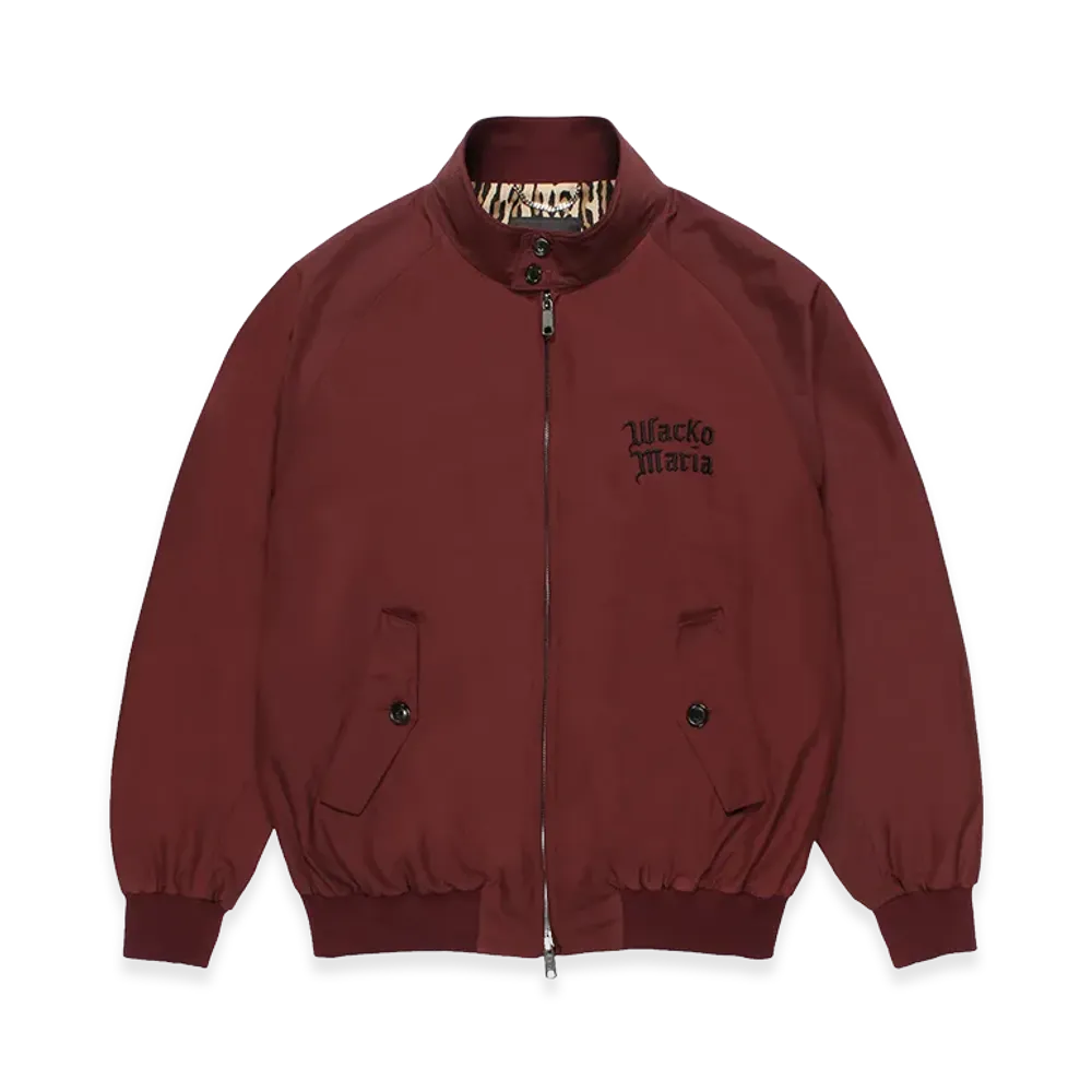 WACKO MARIA Baracuta / G9 Harrington Jacket "Burgundy"