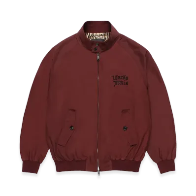 WACKO MARIA Baracuta / G9 Harrington Jacket "Burgundy"