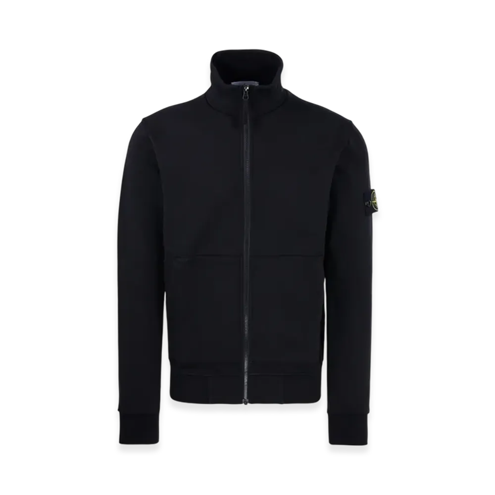 Stone Island 64351 Cotton Fleece Track Top - 23SS "Black"