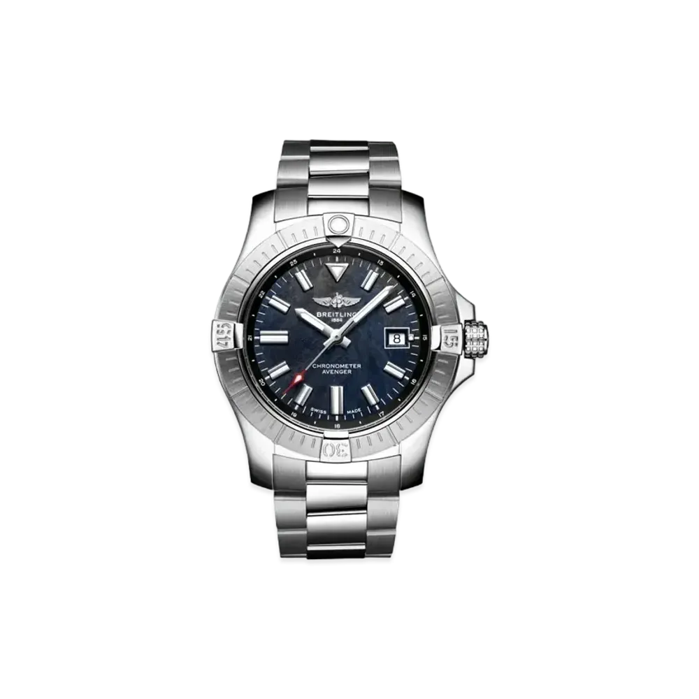 Breitling Avenger Automatic 43 Japan Edition "Black Mother of Pearl/Stainless Steel"