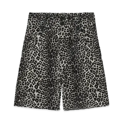 visvim Coronel Shorts Leopard "Grey"