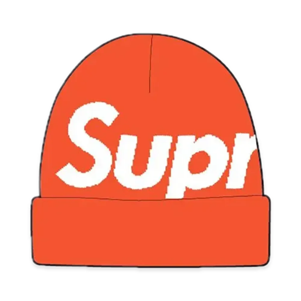 Supreme Big Logo Beanie "Orange" (24FW)