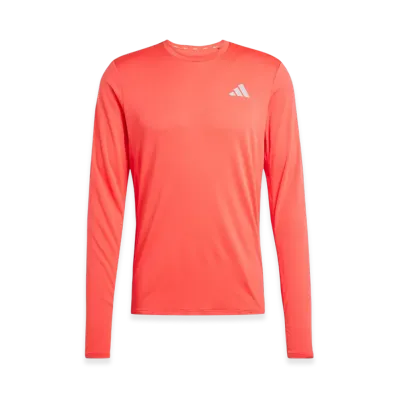 adidas Adizero Ekiden Running Long-Sleeve T-Shirt "Semi Lucid Red"