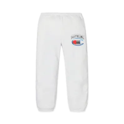 Supreme x Champion Chrome Sweatpant "White"