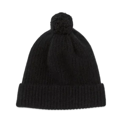 AURALEE Baby Cashmere Night Knit Cap "Top Black"