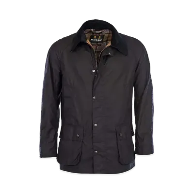 Barbour Ashby Wax Cotton Blouson "Navy"