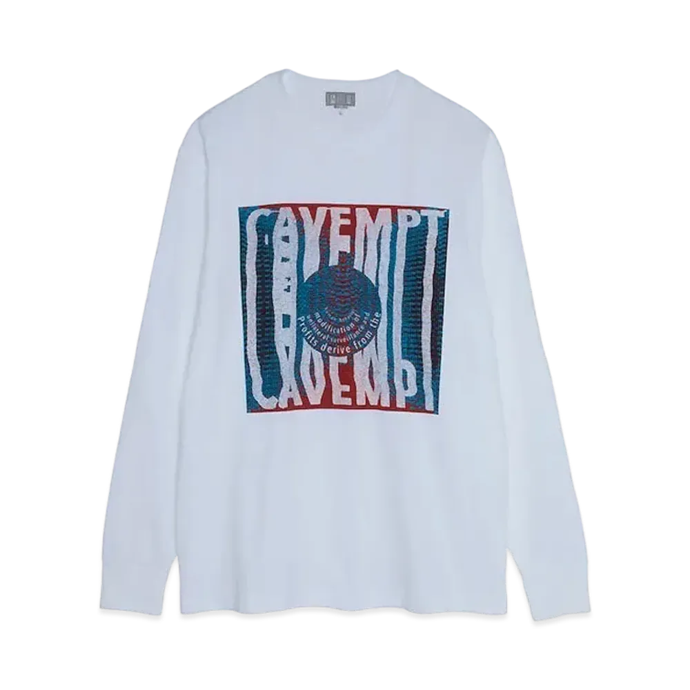Cav Empt (C.E) DESIRE LONG SLEEVE T "White"