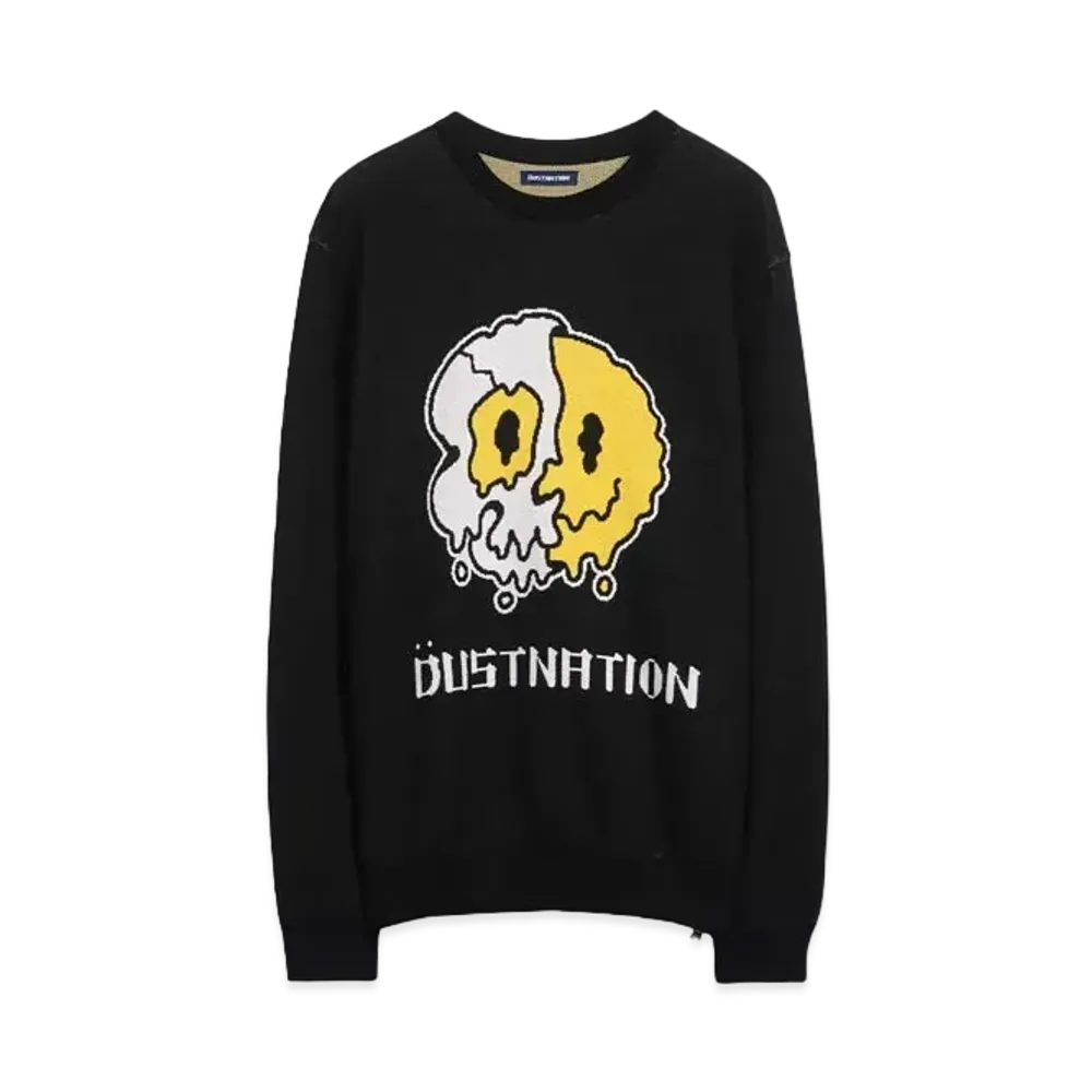 DUSTNATION DUSTSMILE KNITCREW "BLACK"