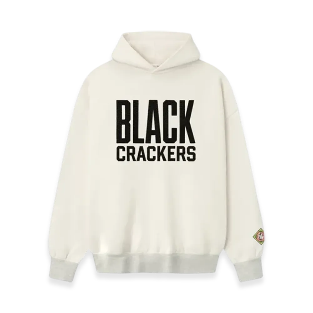 FEAR OF GOD x MLB ESSENTIALS Black Crackers Hoodie "Cream White"