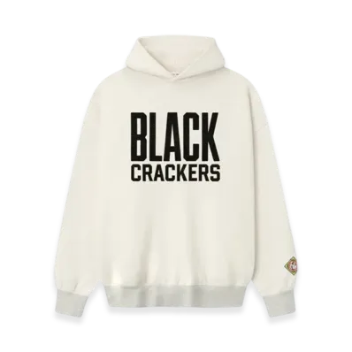 FEAR OF GOD x MLB ESSENTIALS Black Crackers Hoodie "Cream White"