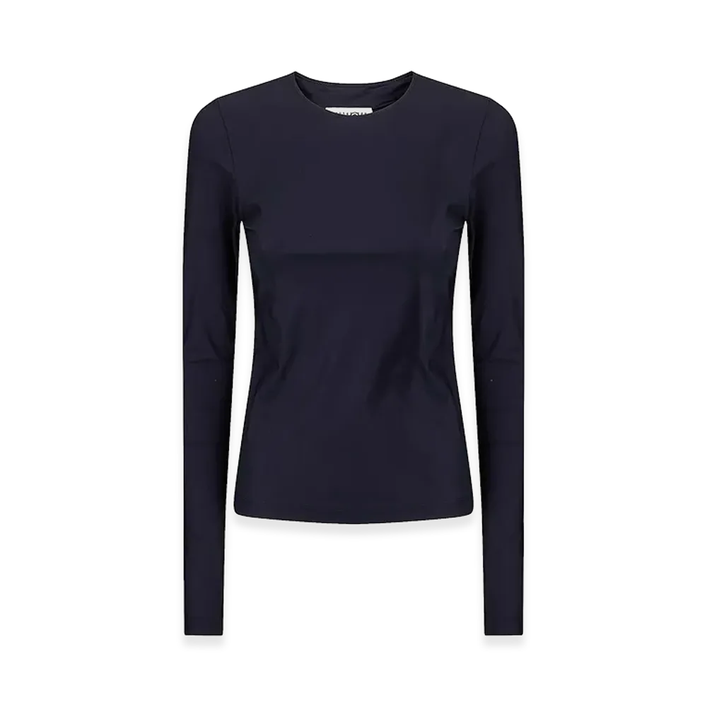 MM6 Maison Margiela Women's Long-Sleeved Top "Black"