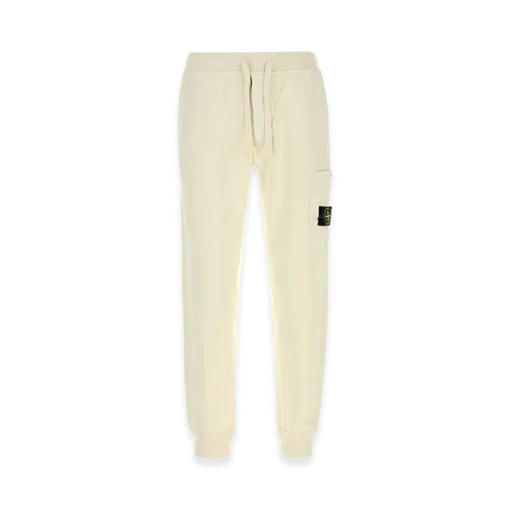Stone Island Cotton Joggers "White/Ivory"