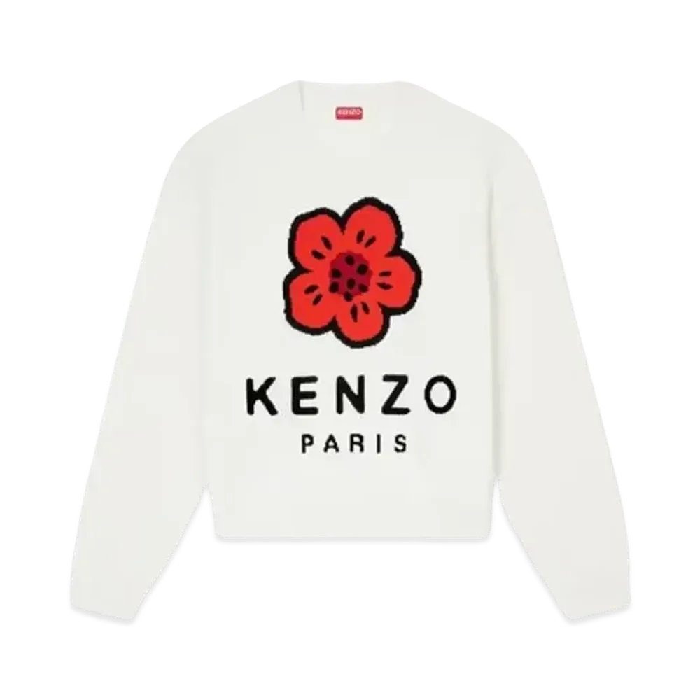 KENZO 'BOKE FLOWER' Jumper "Off White"