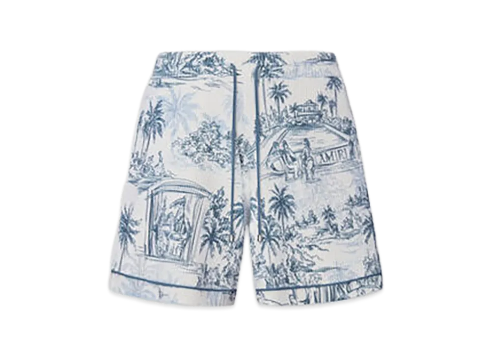 AMIRI Chateau Palms Short Pants "Alabaster"