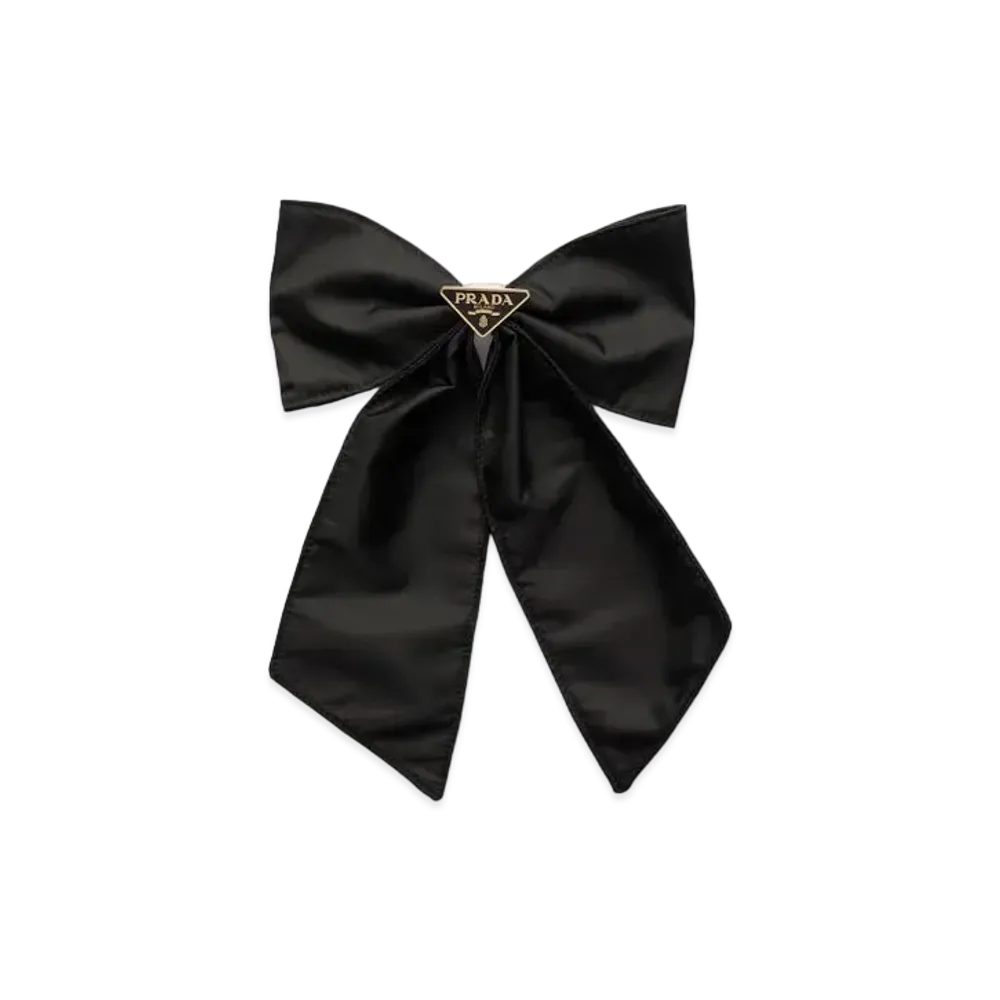 PRADA Re-Nylon Hair Clip "Black"