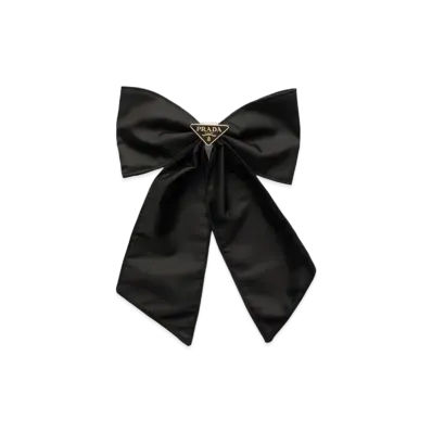 PRADA Re-Nylon Hair Clip "Black"