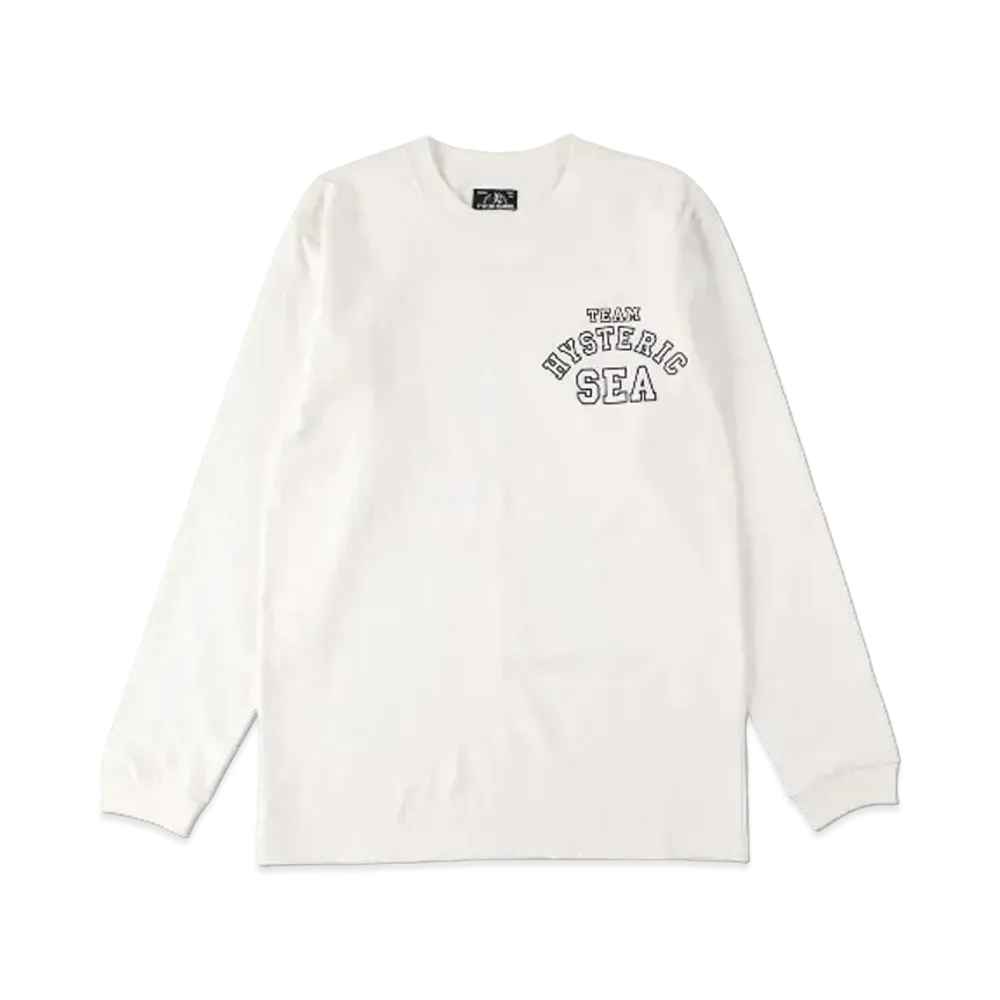 WIND AND SEA x HYSTERIC GLAMOUR L/S T-shirt "White"