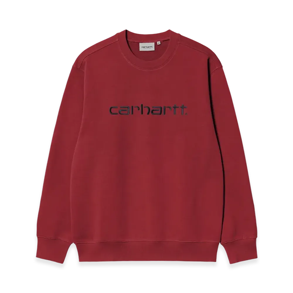 Carhartt WIP Carhartt Sweat "Scarlet/Graphite"