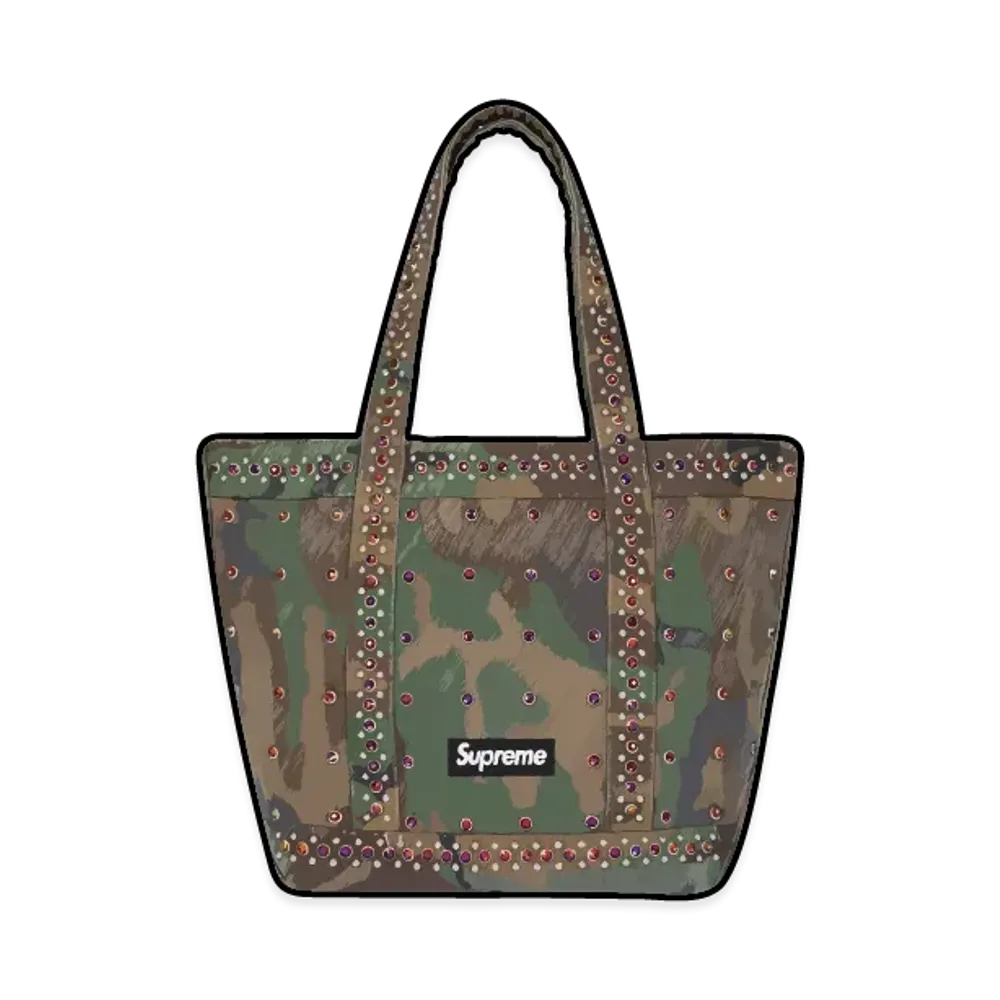 Supreme x b.b. Simon Denim Tote Bag "Woodland Camo"