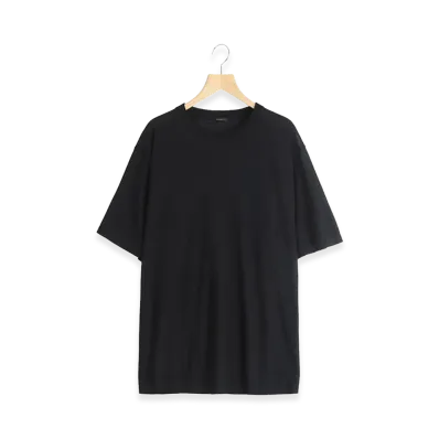 COMOLI Cashmere Short Sleeve Knit "Black"