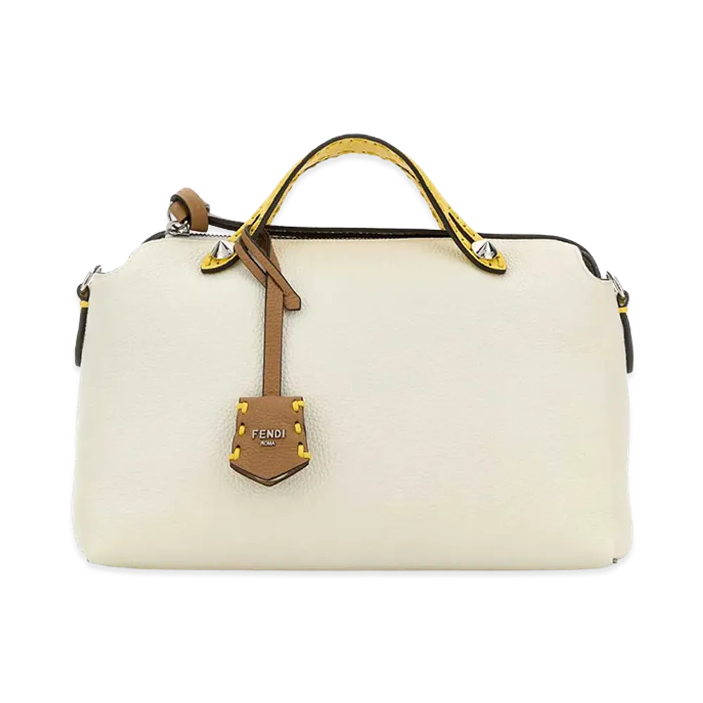 FENDI Women's Leather Medium By The Way Handbag "Ivory/White"