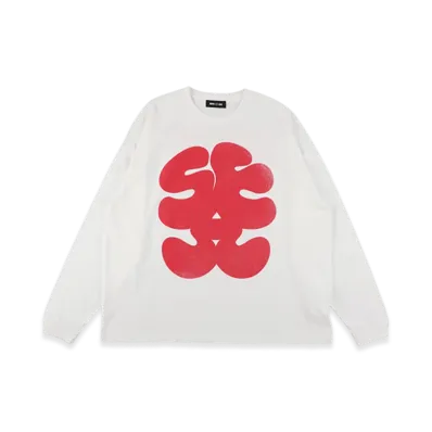 WIND AND SEA Full House Sea L/S Tee "White/Red"