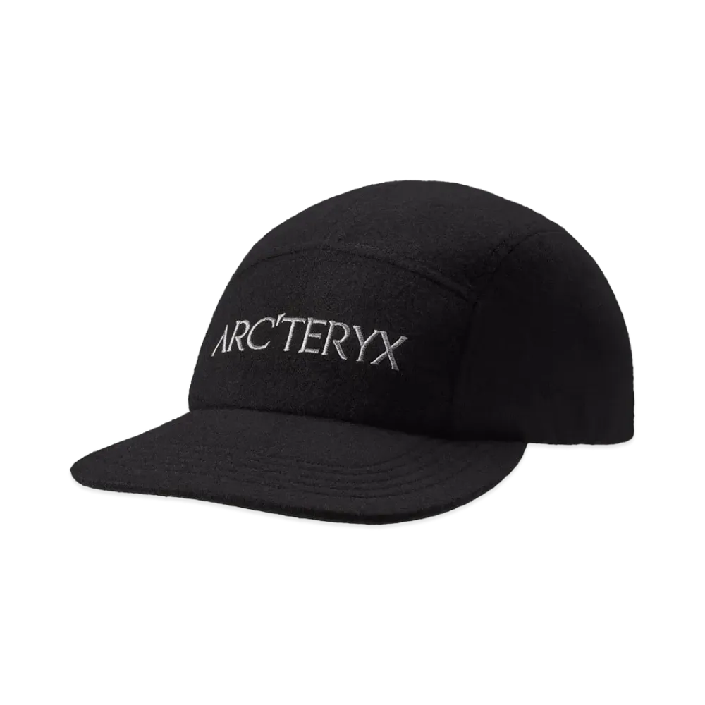 ARC'TERYX 5 Panel Wool Ball Cap "Black Heather" X000005086