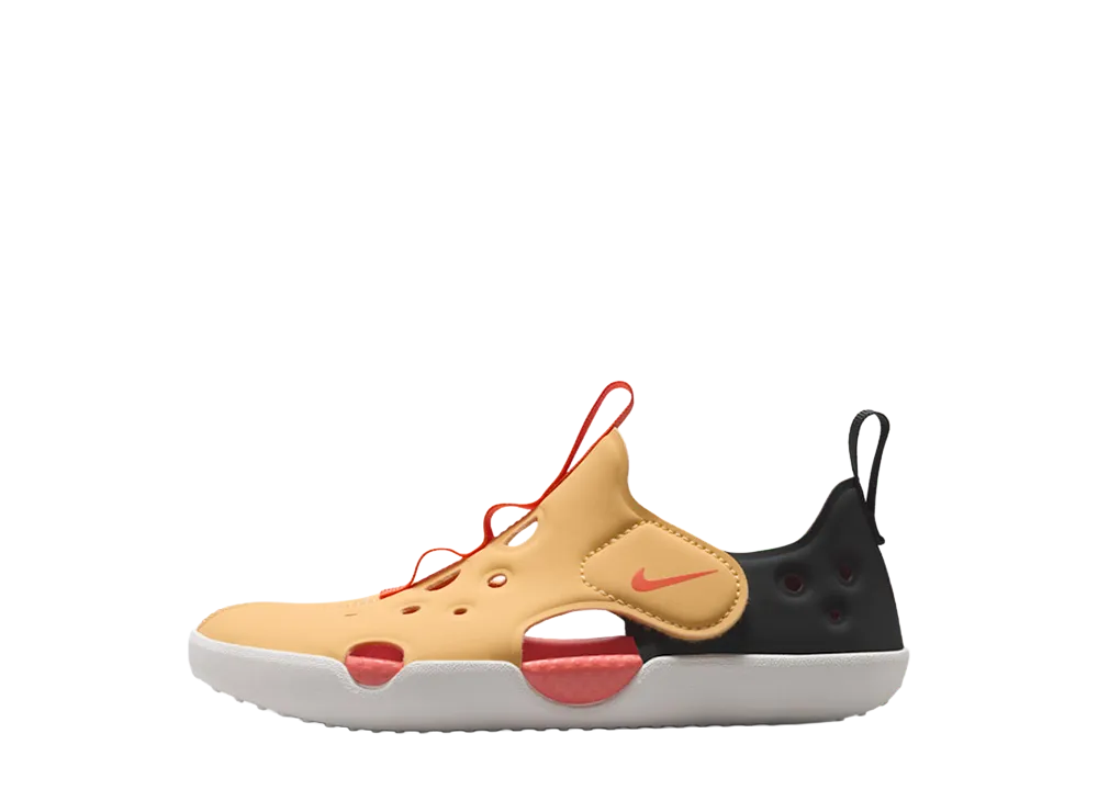 Nike PS Sunray Protect 4 Sandals "Topaz Gold/Black/Turf Orange"