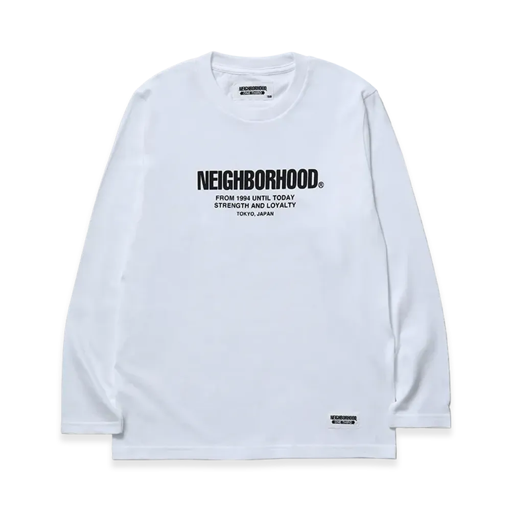 NEIGHBORHOOD Ot. Tee LS-3 "White"