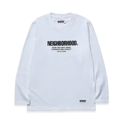 NEIGHBORHOOD Ot. Tee LS-3 "White"