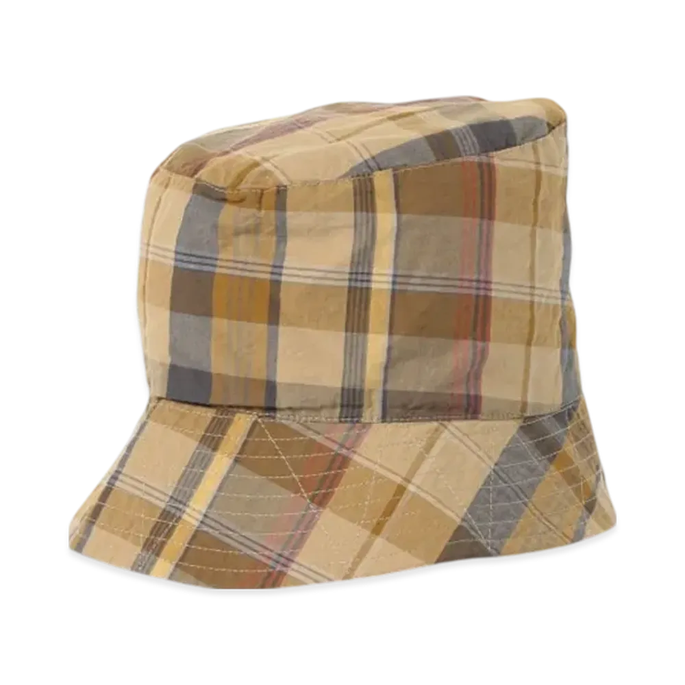 ENGINEERED GARMENTS Bucket Hat - Madras Plaid "Olive"