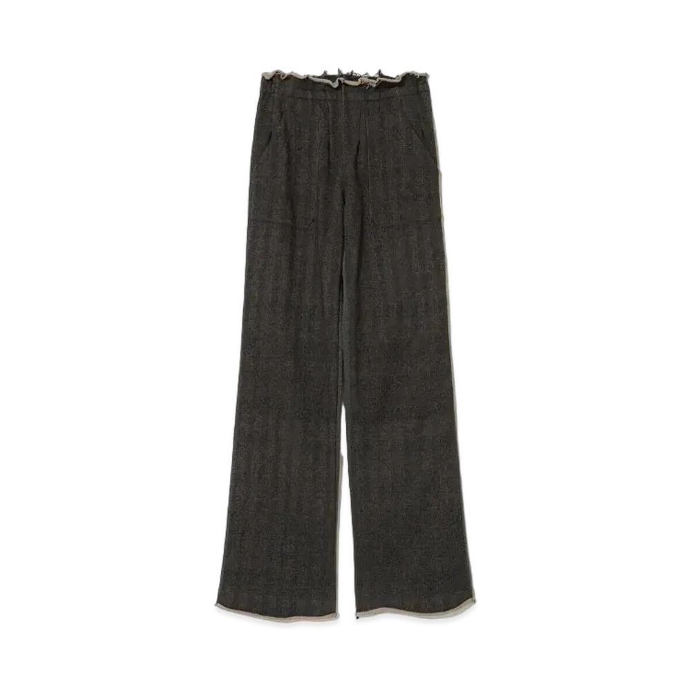 UNDERCOVER Transfer Print Sweatshirt X Tweed Tuck Pants "Brown Base"